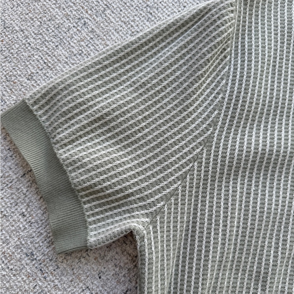 Men's Ladder Stripe Turnknit Polo - Picture 4 of 7